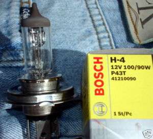 BOSCH HALOGEN H4 60/55w 12v motorcycle light bulb lamp  