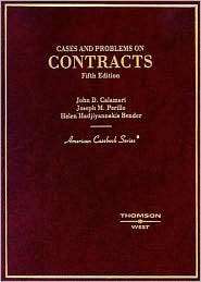 Calamaris Cases and Problems on Contracts, (0314166610), John D 