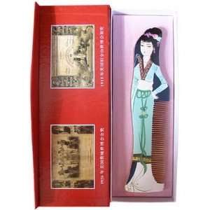   Traditional Chinese Artistic Wood Comb Gift Set  xiaoqing Beauty