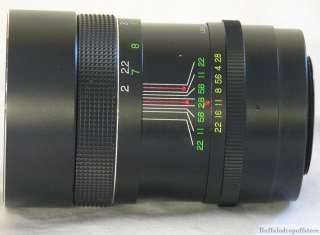 Hanimar Auto Telephoto 2,8 135mm SLR Pentax Mount Lens  