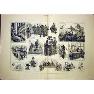  French Chamber Deputies Sketches Orator President 1884 