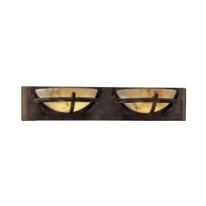   Vanity Fixture with Alabaster Dust Shades 6822 14
