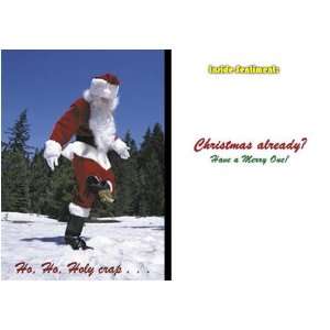  Ho Ho Holy Crap Dog Poop Christmas Card