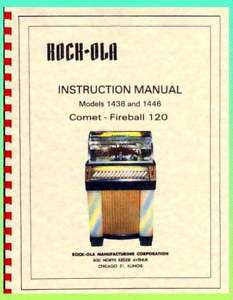 Rock Ola 1438 and 1446 Comet Fireball Service Manual  