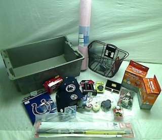 GRAB BOX OF MISC SPORTING ITEMS  