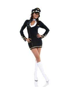 Halloween Costume pilot costume maiden dress, hat & scarf  