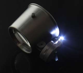 15X Magnifier Magnifying Glass Eye Loupe LED Light Lamp  