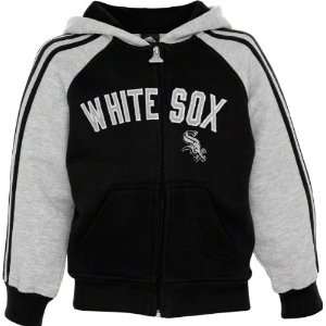  Chicago White Sox Black Adidas 3 Stripe Full Zip Kids 4 7 