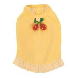  Cherries and Lace Dress Yellow Xlarge