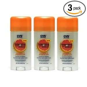   And Grapefruit Scent, 2.6 Oz/ 74g, (3 PACK)