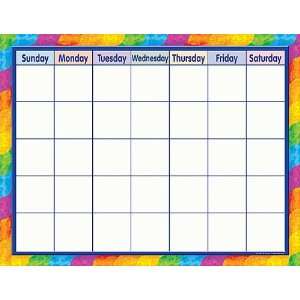   Resources Rainbow Calendar Chart, Multi Color (7601)