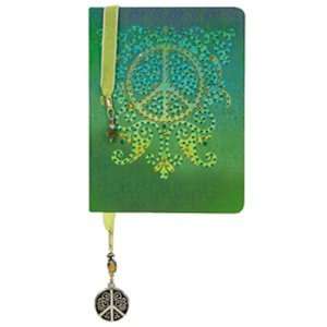   Bejeweled Peace Sign Bookmark Journal (GF96 7819)