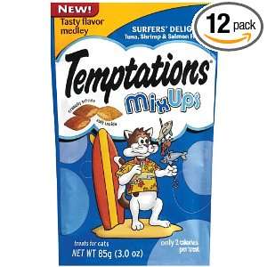 Whiskas Temptations Mixups, Surfers Delight, 3 Ounce (Pack of 12 