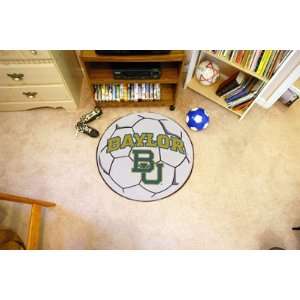  Baylor Soccer Ball Rug   NCAA