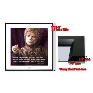  Framed Game Of Thrones Tyrion Lannister iQuote 16x16 