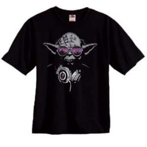 DJ YODA Star Wars Vintage Funny T Shirt All Sizes  