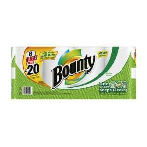  Bounty Huge Roll, White, 8 Count
