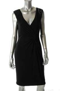 Anne Klein New York NEW Black Versatile Dress Embellished Sale 12 