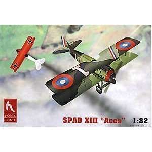  SPAD XIII Aces WWI BiPlane Fighter 1 32 Hobbycraft Toys 