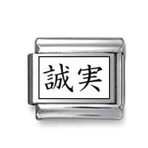  Kanji Symbol Sincerity Italian charm Jewelry