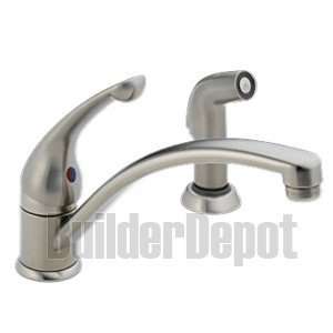  Delta 403 SSWF Sincerity Single Handle Kitchen Faucet with 