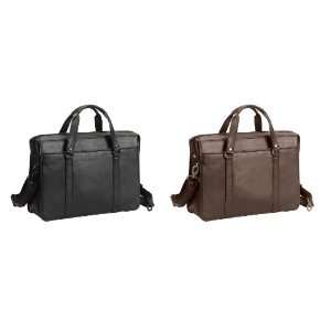    The Insider Soft Leather Briefcase (Bellino) BLACK