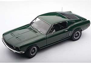 1968 Ford Mustang GT Bullitt Steve McQueen Version Green 118 Scale 