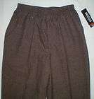 NWT womens ladies size 16WP short brown houndstooth BRIGGS NEW YORK 