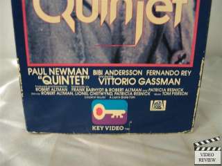 Quintet VHS Paul Newman, Bibi Andersonm, Fernando Rey 736899010836 