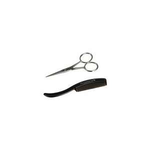   Mustache Scissors With Grooming Comb Bath and Body Skincare Beauty