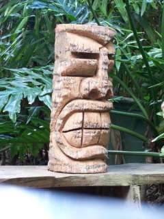 Florida Palm TIKI STATUE #103 Hawaiian Wood Carving Art  
