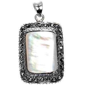  Silver Marcasite Pendants, Size 40mm Jewelry