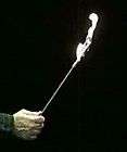 FLAMING TORCH TO APPEARING CANE Stage Magic Trick Fire Flames Gimmick 