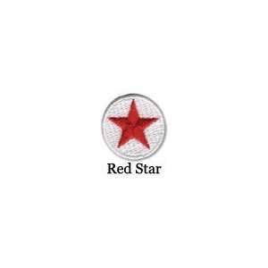  Soccer Iron on Star Patch Red/White 10 Pack Everything 