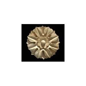   Maple Wood Hand Carved Oval Acanthus Rosette #9050