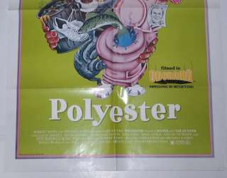 1981 Original POLYESTER MOVIE POSTER 28x42  JOHN WATERS  