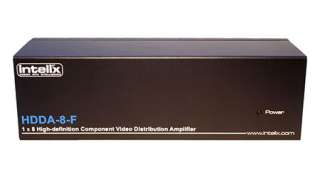 Intelix HDDA 8 F 1x8 Component Video / Stereo Audio A/V Distribution 