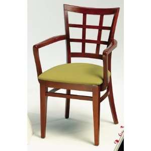 Grand Rapids Chair W529A Melissa Window Back Wood Arm Chair (Set of 2)
