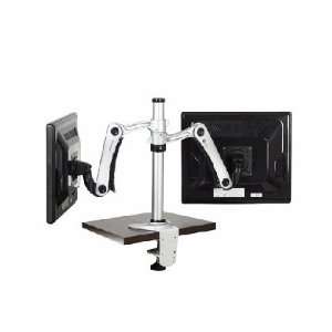  Dual LCD Monitor Mount Stand Clamp installation 15~24 