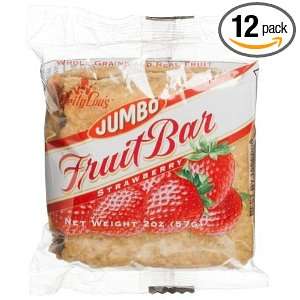 Betty Lous Strawberry Fruit Bar Wheat Free, 2 Ounce (Pack of 12)
