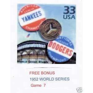  1952 World Series Game 7 Brooklyn Dodgers vs New York Yankees 