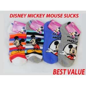  5pk Disney Mickey Mouse Anklet Socks Size 9   11 Baby