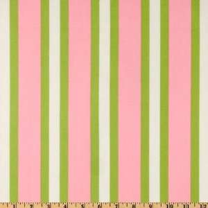  44 Wide Chirp Wide Stripe Camellia Blossom Pink Fabric 