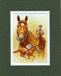 Secretariat by Fred Stone D mattd Secratariat Turcotte  