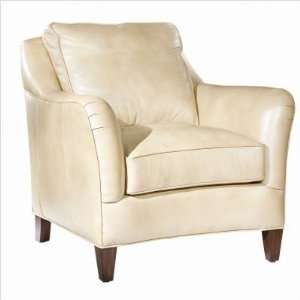 Belle Meade Signature 100 007B.PO Soho Leather Club Chair in Pearl