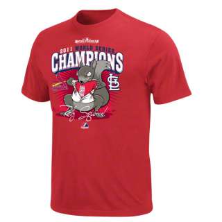 St. Louis Cardinals Red Majestic 2011 World Series Champs Super Rally 