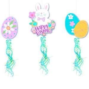  Easter Glitter Hanging Decorations