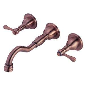 Danze D316257ACT Antique Copper Opulence Double Handle Widespread Wall 