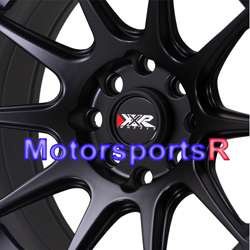   XXR 527 Flat Black Neon Yellowl Concave Rims Wheels 4x100 06 Scion xB