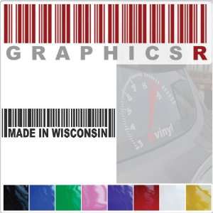   Barcode UPC Pride Patriot Made In Wisconsin WI A604   Pink Automotive